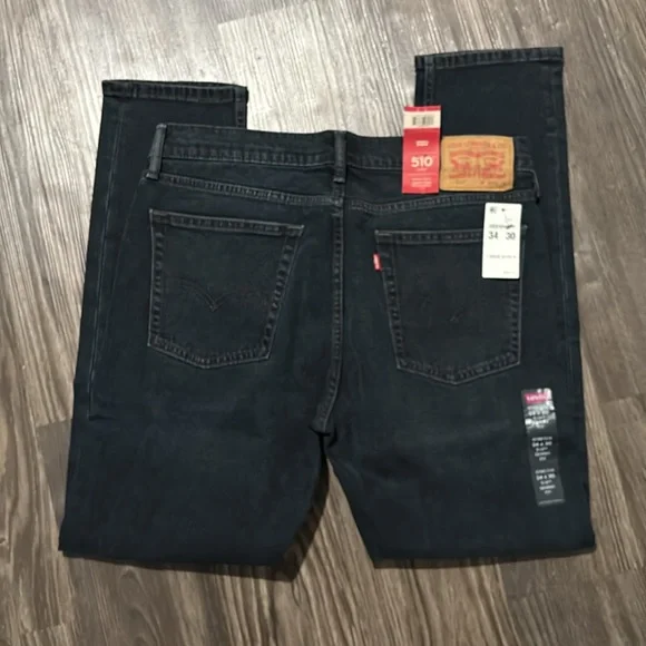 NWT Levi's 510 skinny jeans 34x30 - Picture 4 of 4